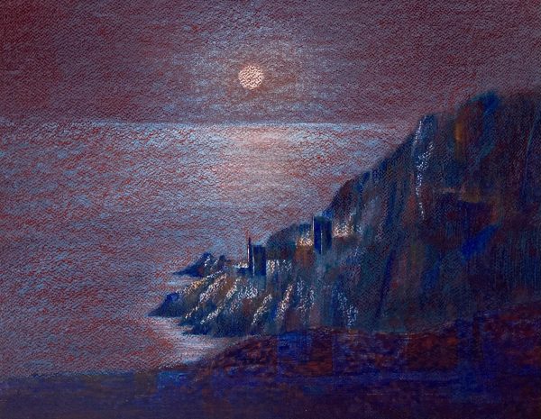 Moonrise at Botallack, West Cornwall II